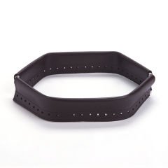 SNAP BAG FRAME IN LEATHER 25 CM BROWN