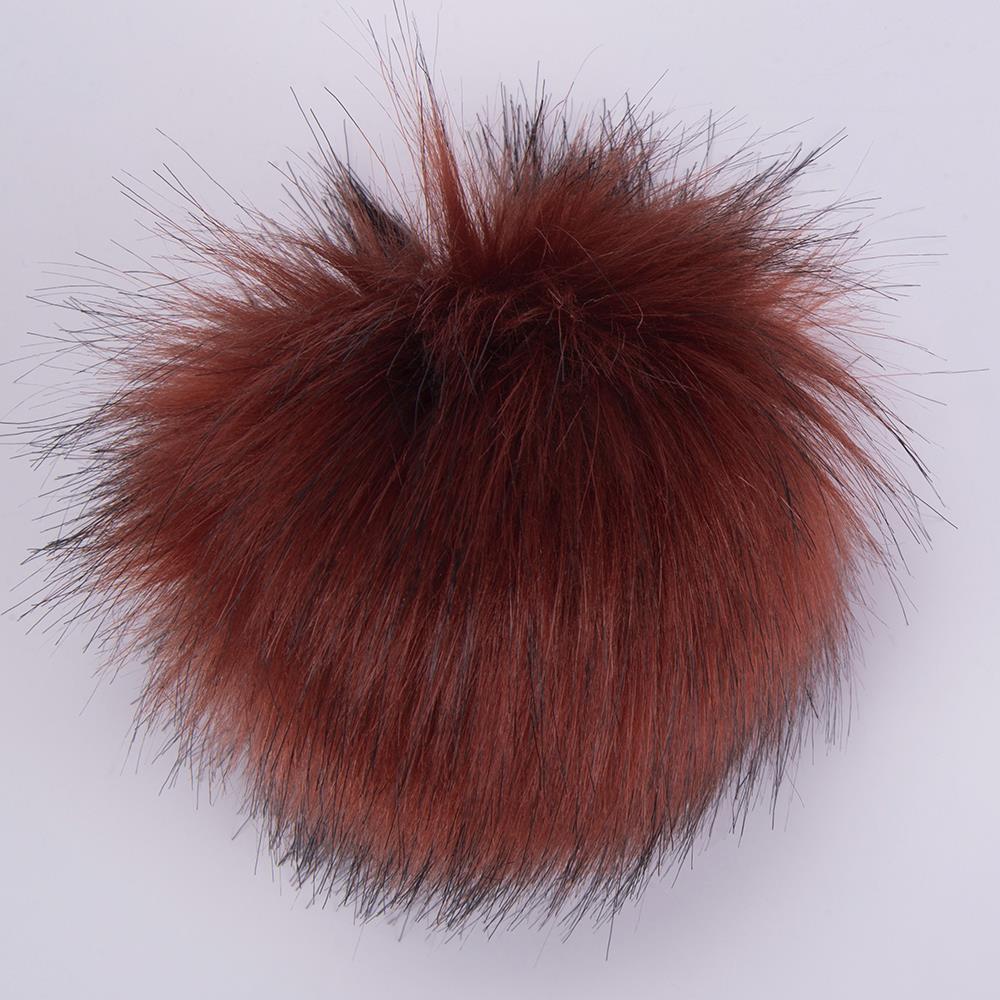 YARNART FURRY POMPONS - POM POM REDDISH BROWN - 59
