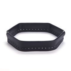 SNAP BAG FRAME IN LEATHER 25 CM BLACK