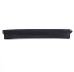 SNAP BAG FRAME IN LEATHER 25 CM BLACK