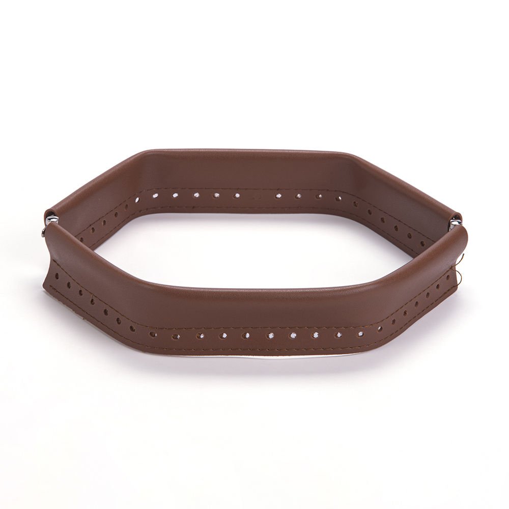 SNAP BAG FRAME IN LEATHER 25 CM GINGER