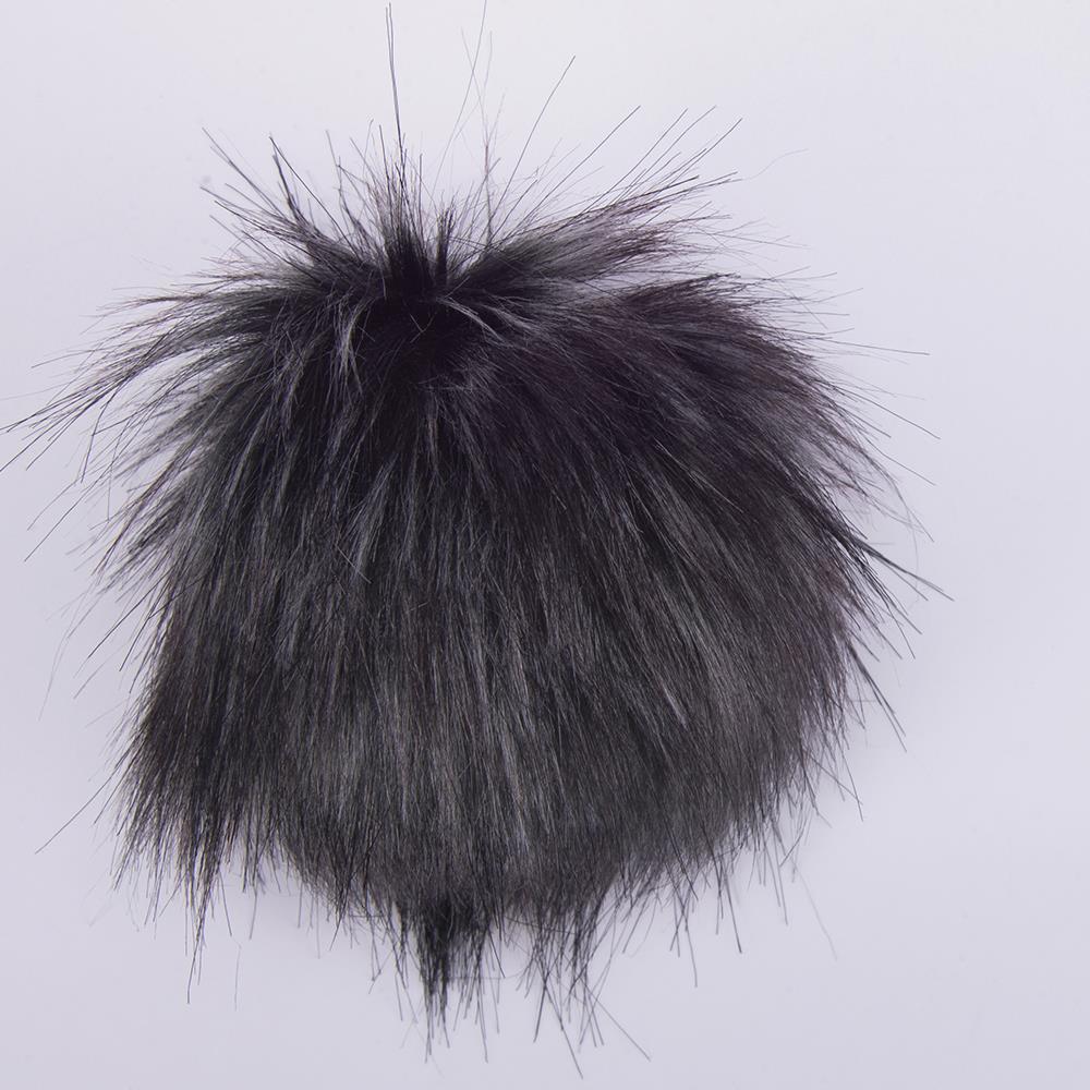 YARNART FURRY POMPONS - POM POM ANTHRACITE - 63