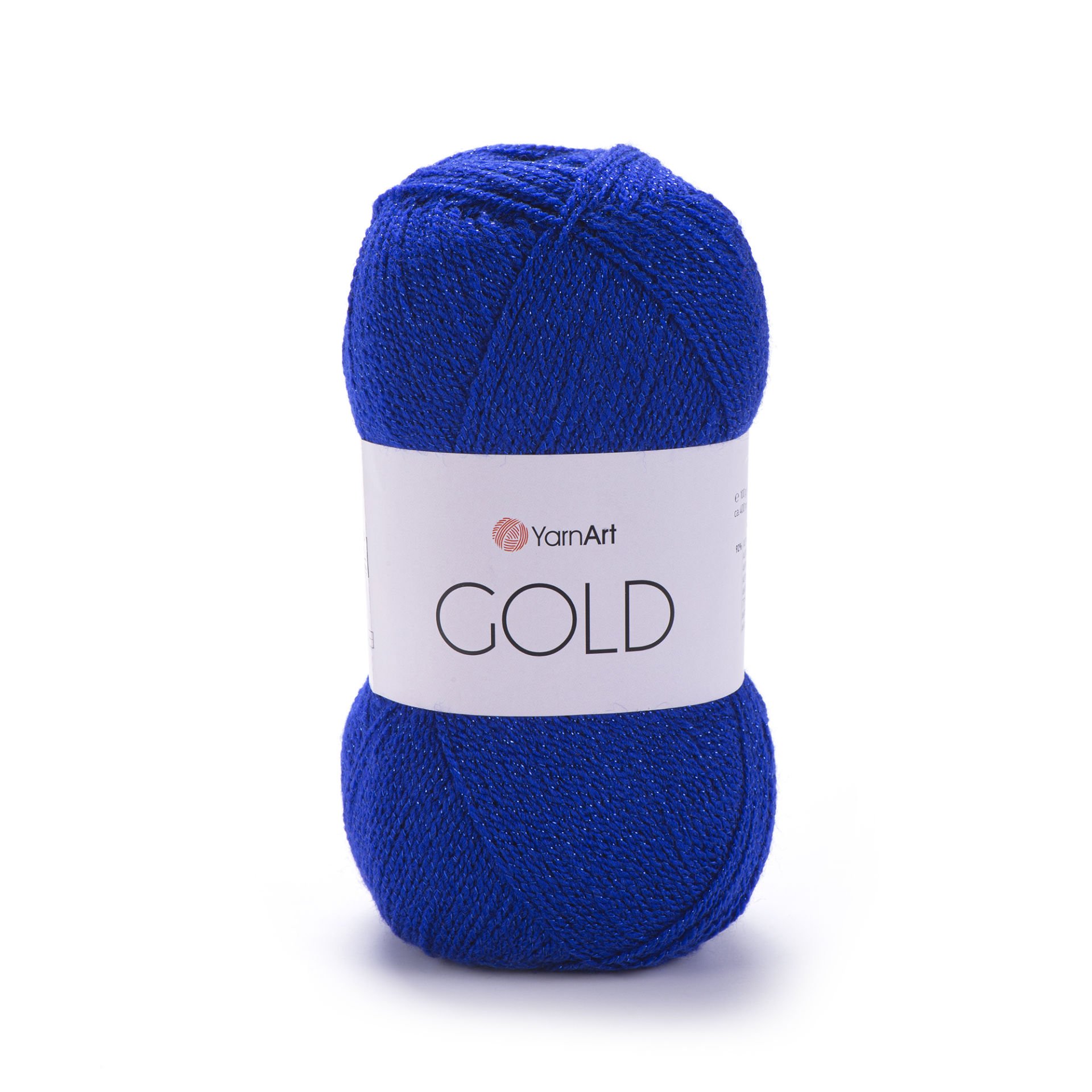 YARNART GOLD - GLITTERY KNITTING YARN SAXE BLUE - 9045
