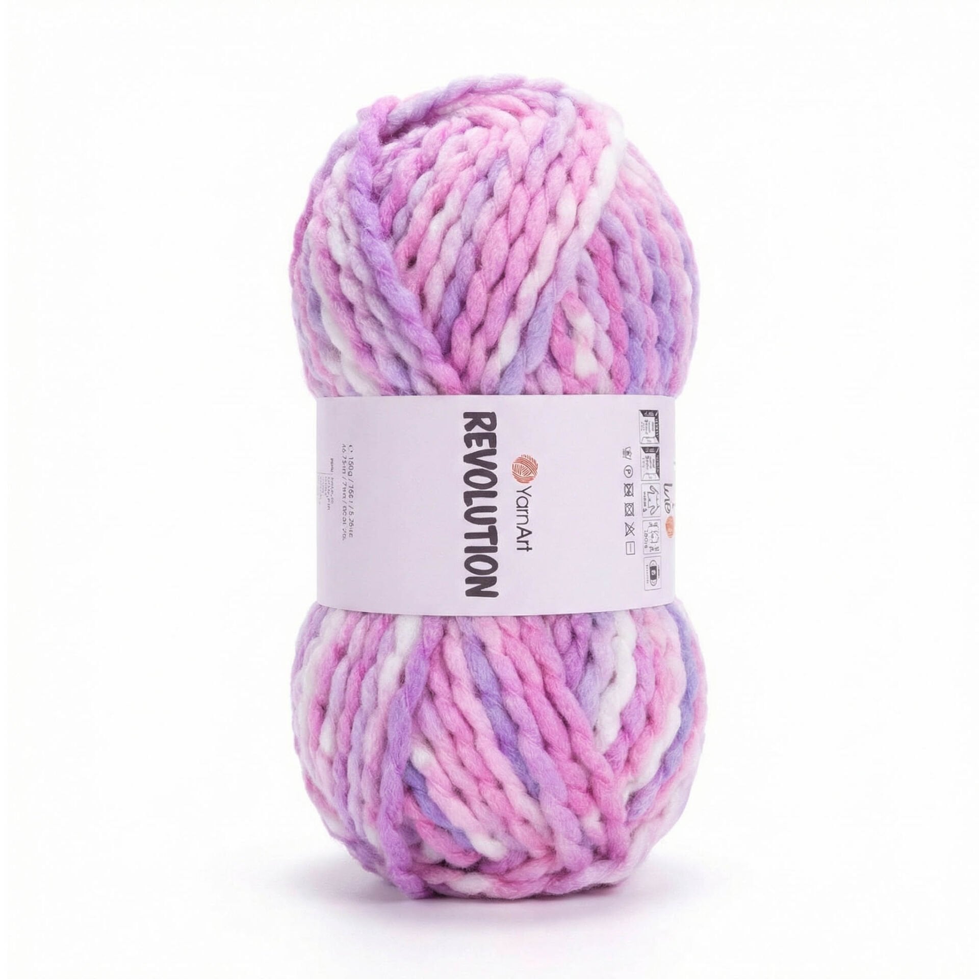YARNART REVOLUTION - MULTICOLOR KNITTING YARN VARIEGATED - 1615