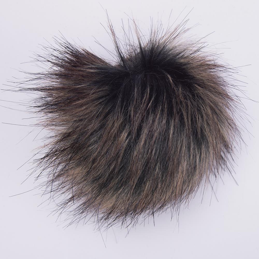 YARNART FURRY POMPONS - POM POM BROWN - 64