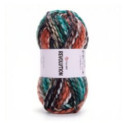 YARNART REVOLUTION - MULTICOLOR KNITTING YARN VARIEGATED - 1616