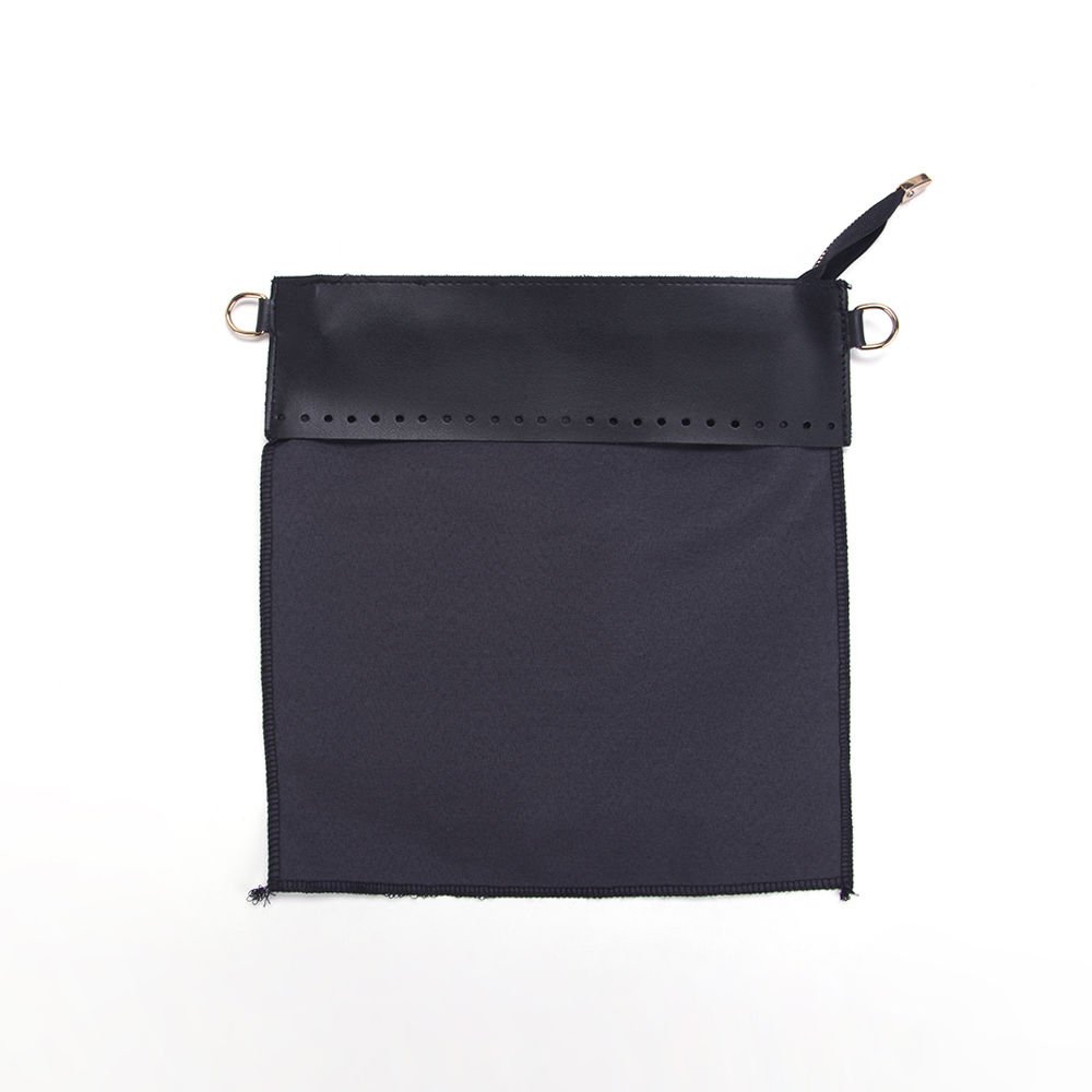 BAG ZIPPER WITH LINING 28 CM BLACK