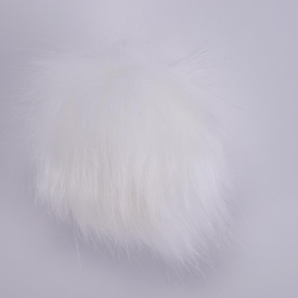 YARNART FURRY POMPONS - POM POM WHITE - 65