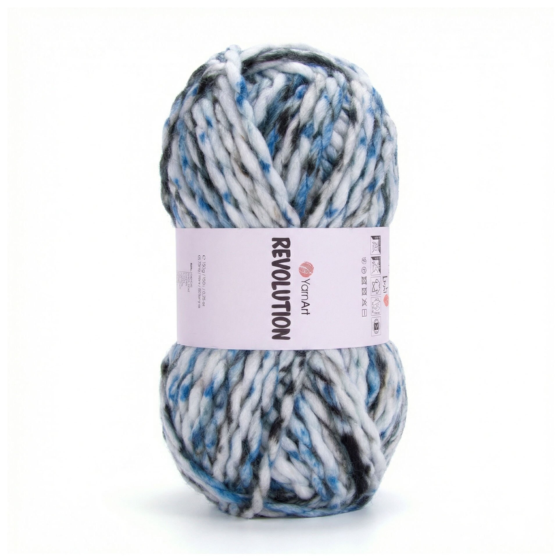 YARNART REVOLUTION - MULTICOLOR KNITTING YARN VARIEGATED - 1617