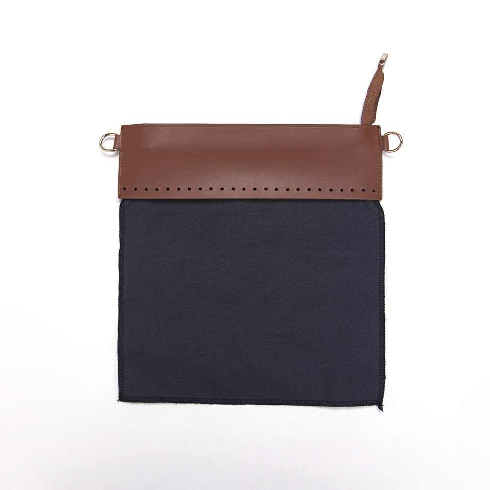 BAG ZIPPER WITH LINING 28 CM GINGER