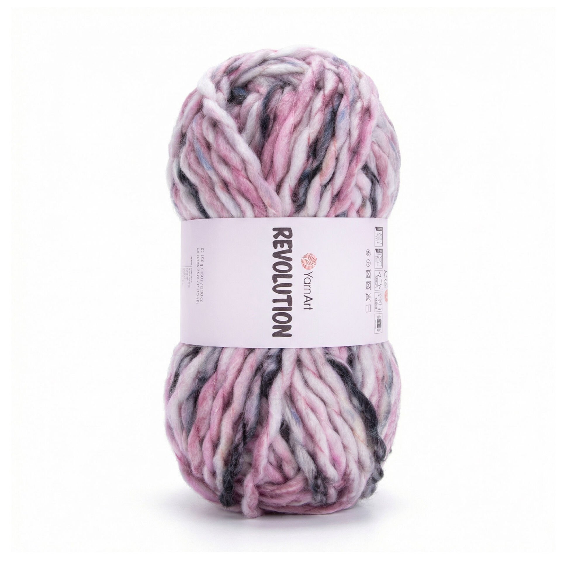 YARNART REVOLUTION - MULTICOLOR KNITTING YARN VARIEGATED - 1618