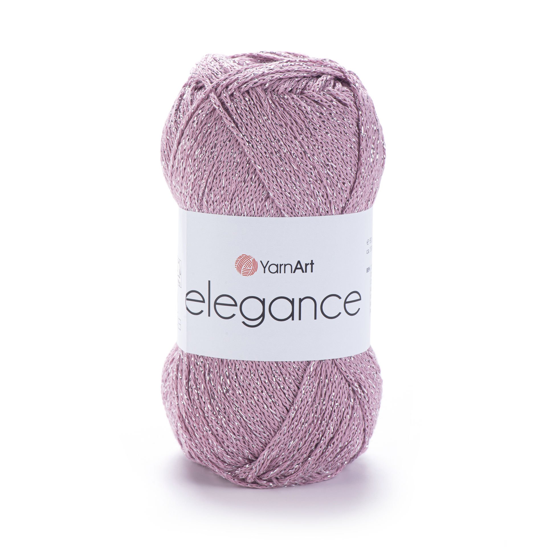 YARNART ELEGANCE - GLITTERY KNITTING YARN PINK - 110