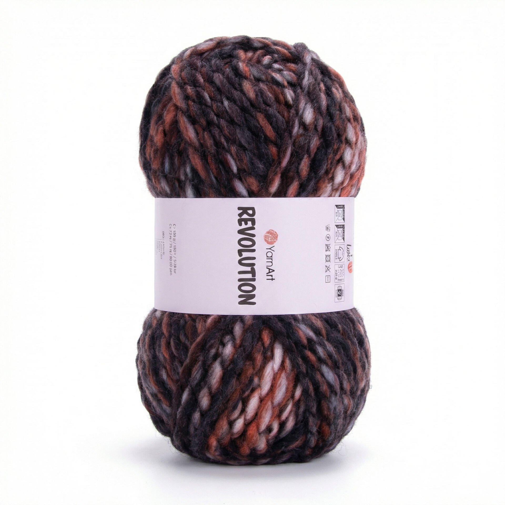 YARNART REVOLUTION - MULTICOLOR KNITTING YARN VARIEGATED - 1620