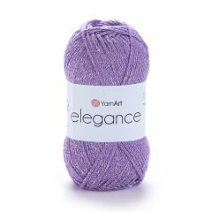 YARNART ELEGANCE - GLITTERY KNITTING YARN LILAC - 111