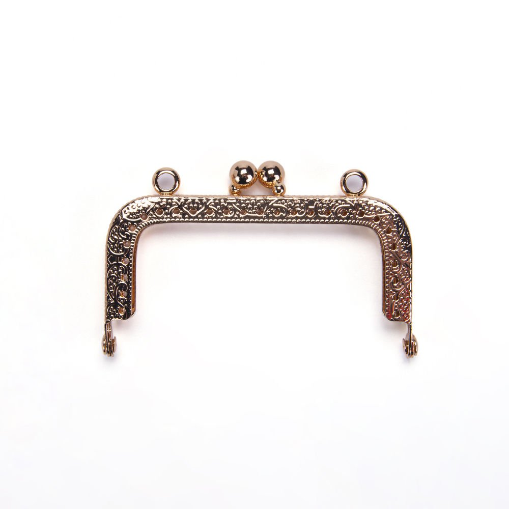 RECTANGLE BAG FRAME 8.5 CM ROSE