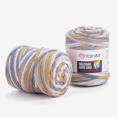 YARNART MACRAME CORD 5 MM VR - MACRAME CORD VARIEGATED - 918