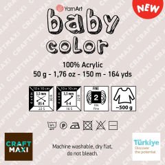 YARNART BABY COLOR NEW - KNITTING YARN
