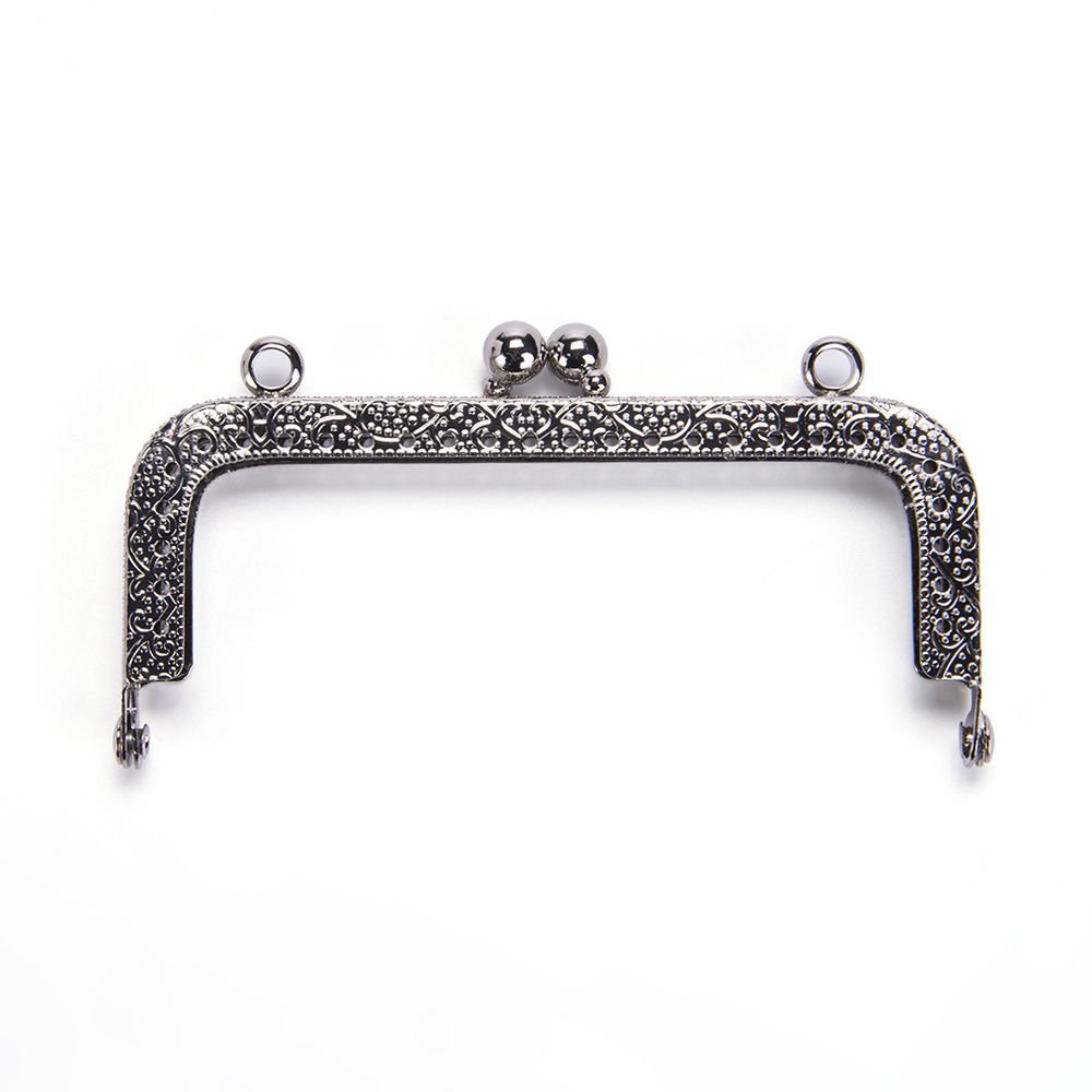 RECTANGLE BAG FRAME 10.5 CM SILVER