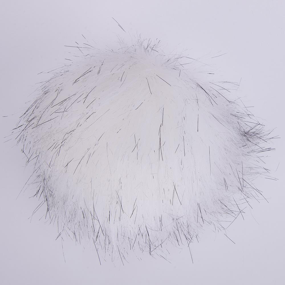 YARNART FURRY POMPONS - POM POM WHITE - 75