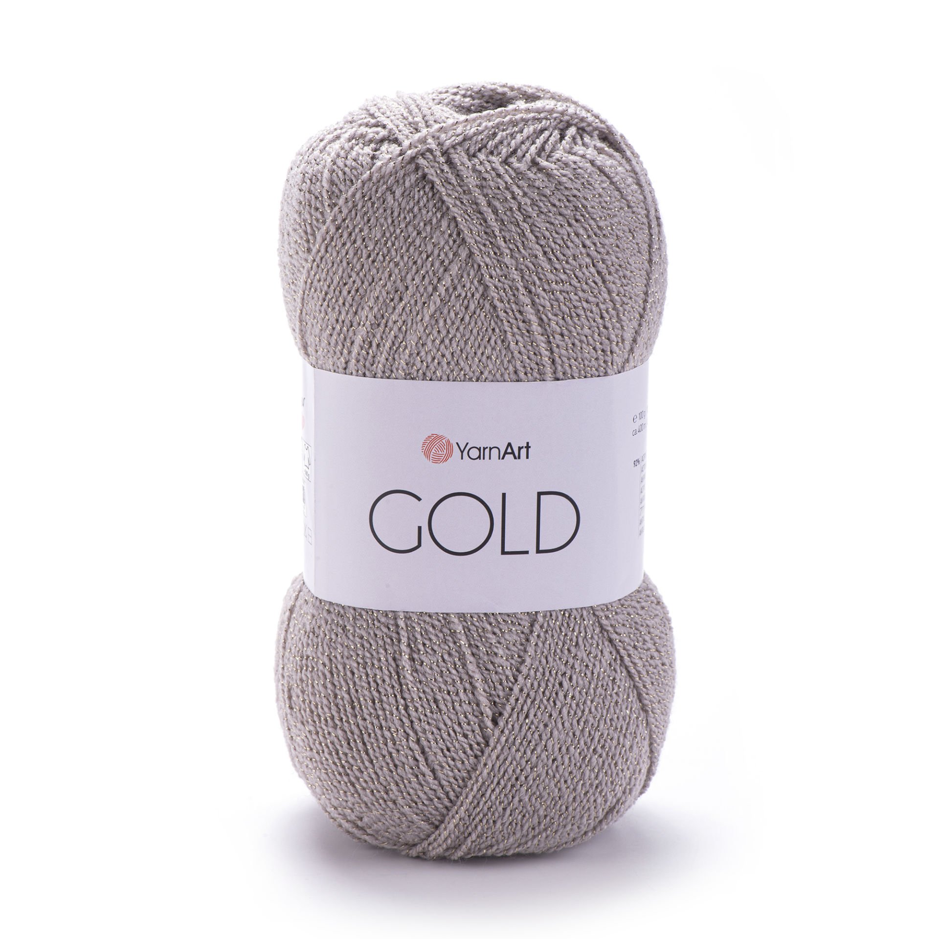 YARNART GOLD - GLITTERY KNITTING YARN LIGHT BEIGE - 9857