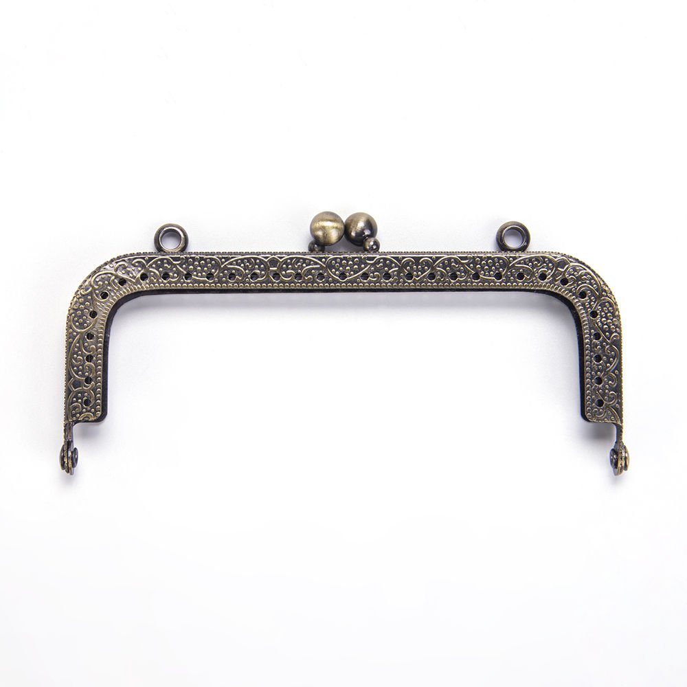 RECTANGLE BAG FRAME 12.5 CM BRONZE