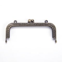 RECTANGLE BAG FRAME 12.5 CM BRONZE