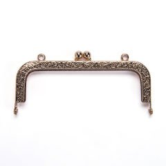 RECTANGLE BAG FRAME 12.5 CM ROSE