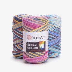 YARNART MACRAME CORD 3 MM VR - MACRAME CORD