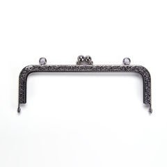 RECTANGLE BAG FRAME 16.5 CM SILVER