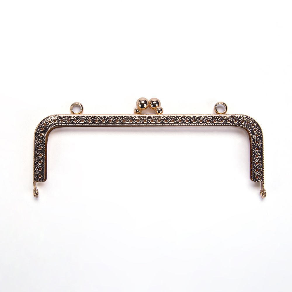 RECTANGLE BAG FRAME 16.5 CM ROSE