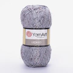 YARNART LEGEND - KNITTING YARN HEATHER GREY - 8801