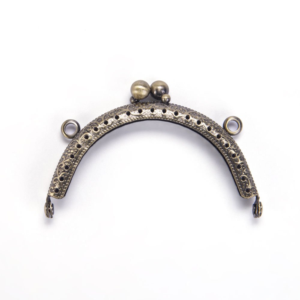 OVAL BAG FRAME 8.5 CM BRONZE