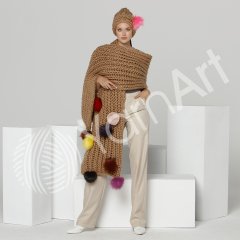 YARNART ALPINE MAXI - KNITTING YARN PINK - 673