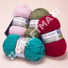 YARNART ALPINE MAXI - KNITTING YARN PINK - 673