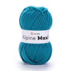 YARNART ALPINE MAXI - KNITTING YARN PETROL BLUE - 660