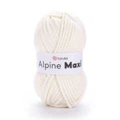 YARNART ALPINE MAXI - KNITTING YARN OFF-WHITE - 662