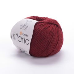 YARNART MILANO - KNITTING YARN DARK RED - 862