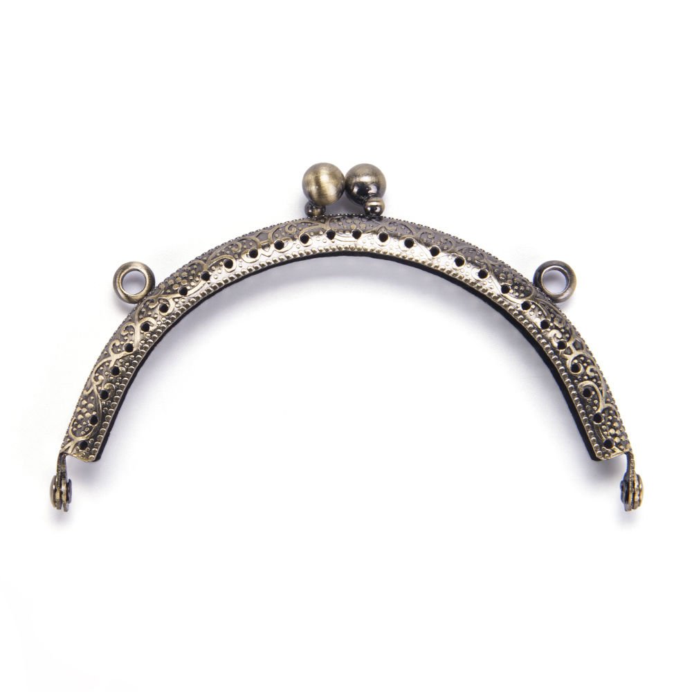 OVAL BAG FRAME 10.5 CM BRONZE