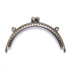 OVAL BAG FRAME 10.5 CM BRONZE