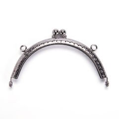 OVAL BAG FRAME 10.5 CM SILVER