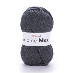 YARNART ALPINE MAXI - KNITTING YARN DARK GREY - 664