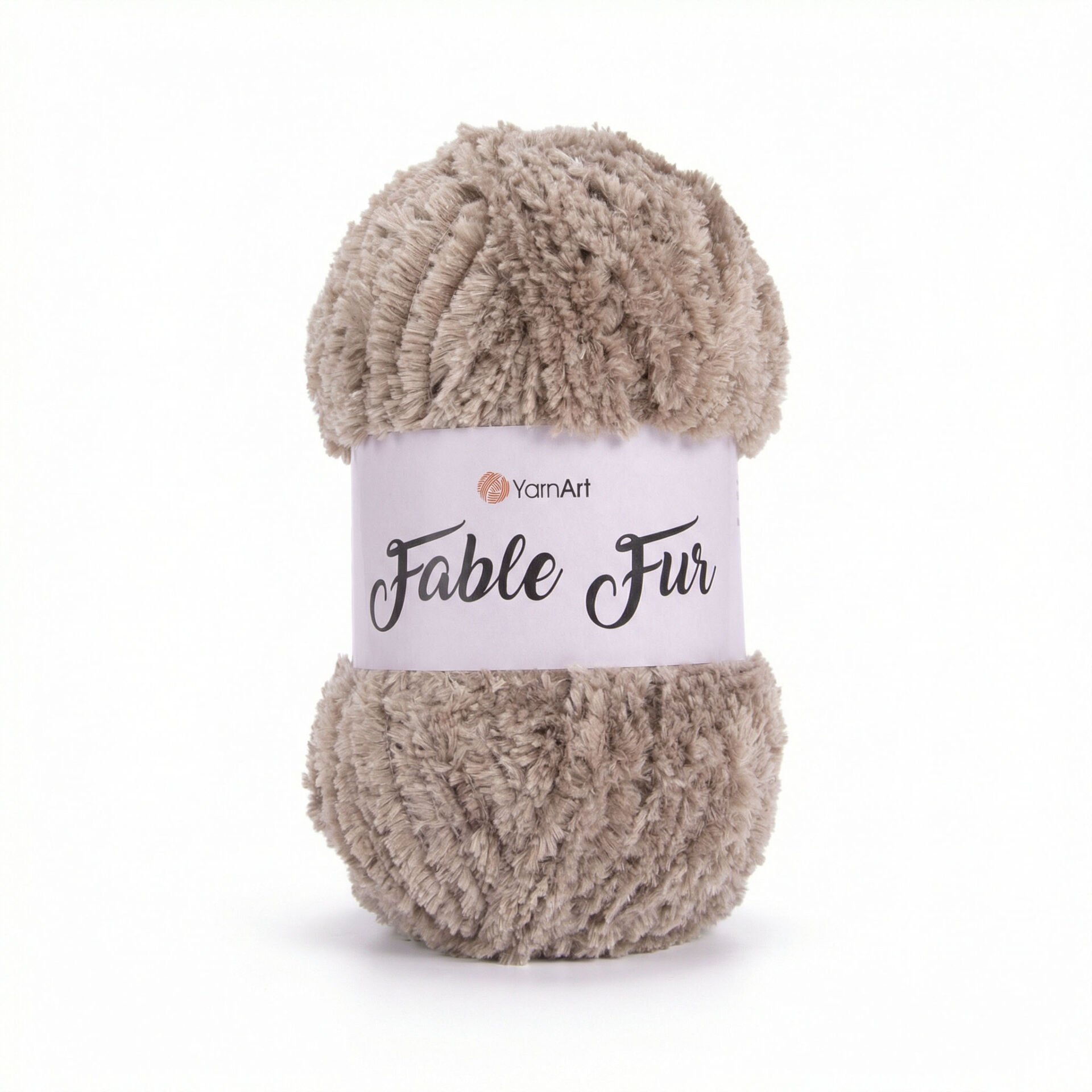 YARNART FABLE FUR - KNITTING YARN BEIGE - 968