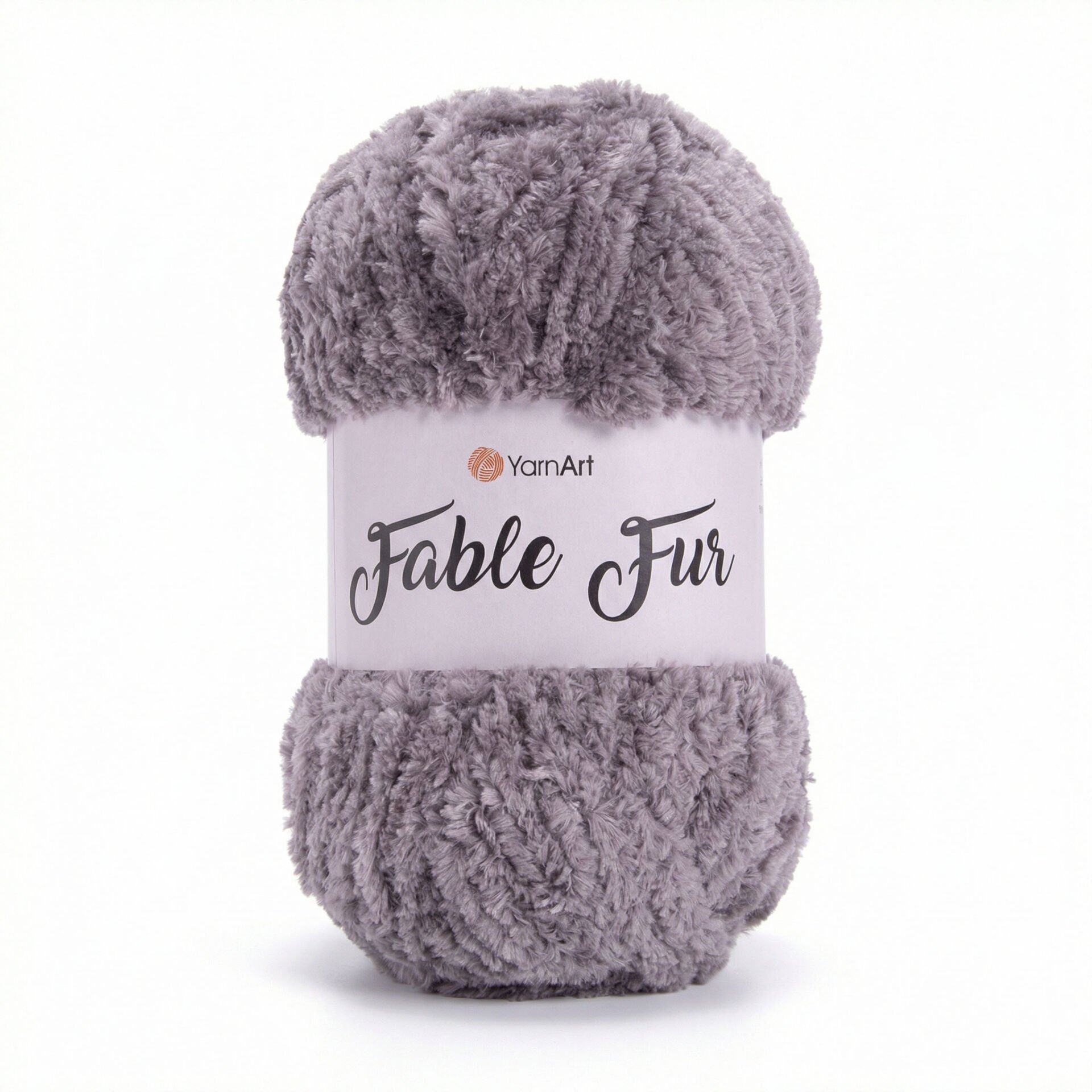 YARNART FABLE FUR - KNITTING YARN TAUPE - 969