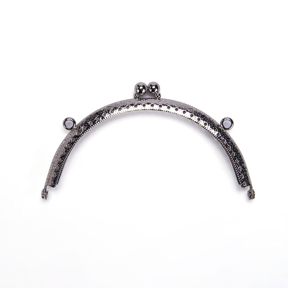 OVAL BAG FRAME 12.5 CM SILVER