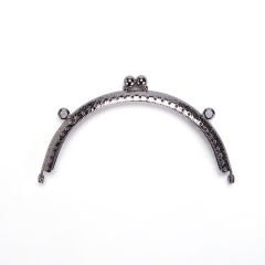OVAL BAG FRAME 12.5 CM SILVER