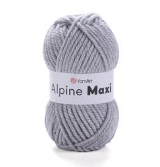 YARNART ALPINE MAXI - KNITTING YARN GREY - 669