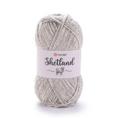 YARNART SHETLAND - KNITTING YARN HEATHER CREAM - 535