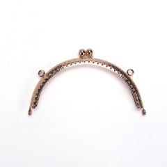 OVAL BAG FRAME 12.5 CM ROSE