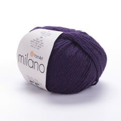 YARNART MILANO - KNITTING YARN EGGPLANT PURPLE - 872