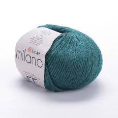 YARNART MILANO - KNITTING YARN PETROL GREEN - 873